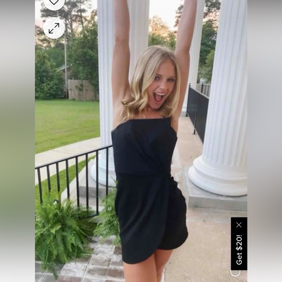 Lulus Drinks On Me Black Sleeveless Pleated Bodycon Dress Small - Picture 4 of 15